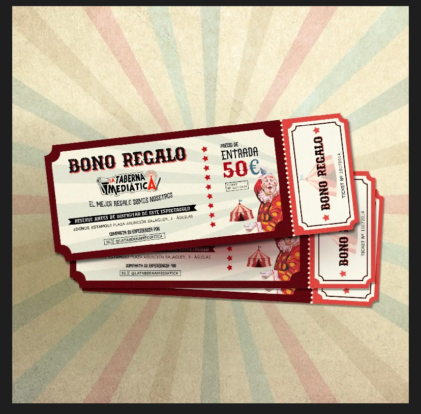 Bono Regalo - Taberna Mediática